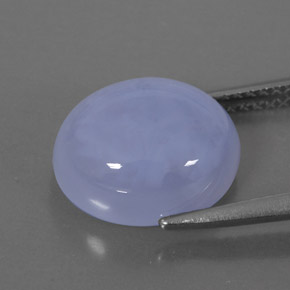 Chalcedony Gemstone in 12 x 10 mm (calibrated) Size for Sale, Chalcedony Stone in Lavender Blue Color