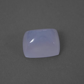 2.13 ct Blue Chalcedony Gemstone, Chalcedony Gem in Baguette Cabochon Shape for Sale.