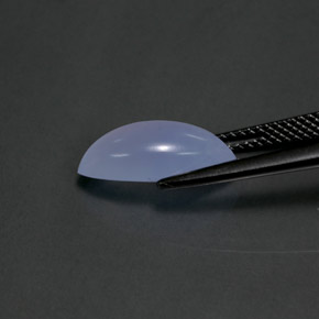 Chalcedony Gemstone in 14 x 7 mm (calibrated) Size for Sale, Chalcedony Stone in Lavender Blue Color