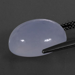 Chalcedony Gemstone in 14 x 12 mm (calibrated) Size for Sale, Chalcedony Stone in Lavender Blue Color