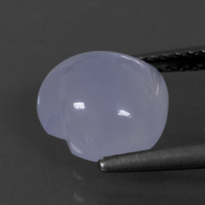 Chalcedony Gemstone in 9 x 9 mm (calibrated) Size for Sale, Chalcedony Stone in Lavender Blue Color