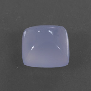 2.33 ct Blue Chalcedony Gemstone, Chalcedony Gem in Cushion Cabochon Shape for Sale.