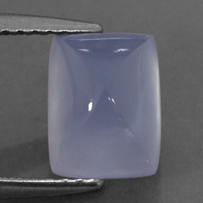 1.92 ct Blue Chalcedony Stone, Natural Chalcedony in Cushion Cabochon Shape for Sale