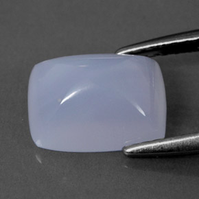 Chalcedony Gemstone in 9.1 x 7 mm Size for Sale, Chalcedony Stone in Lavender Blue Color