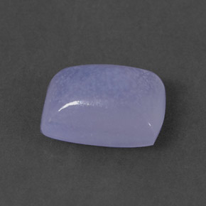 1.41 ct Blue Chalcedony Gemstone, Chalcedony Gem in Cushion Cabochon Shape for Sale.