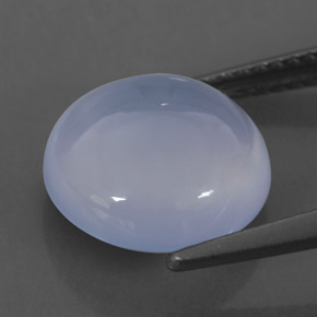 Chalcedony Gemstone in 11 mm (calibrated) Size for Sale, Chalcedony Stone in Lavender Blue Color
