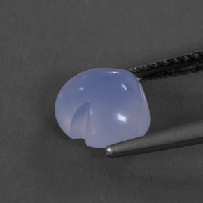 Chalcedony Gemstone in 8 x 8 mm (calibrated) Size for Sale, Chalcedony Stone in Lavender Blue Color