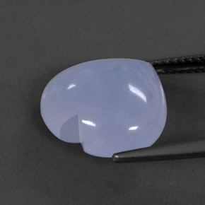 Chalcedony Gemstone in 14.1 x 13.7 mm Size for Sale, Chalcedony Stone in Lavender Blue Color