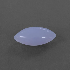 1.56 ct Blue Chalcedony Stone, Natural Chalcedony in Marquise Cabochon Shape for Sale