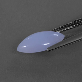 Chalcedony Gemstone in 12 x 6 mm (calibrated) Size for Sale, Chalcedony Stone in Lavender Blue Color