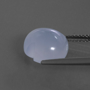 Chalcedony Gemstone in 11 x 11 mm (calibrated) Size for Sale, Chalcedony Stone in Lavender Blue Color