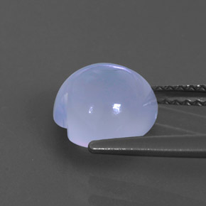 Chalcedony Gemstone in 8 x 8 mm (calibrated) Size for Sale, Chalcedony Stone in Lavender Blue Color