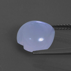 Chalcedony Gemstone in 11 x 11 mm (calibrated) Size for Sale, Chalcedony Stone in Lavender Blue Color