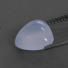 Chalcedony Gemstone in 10 x 10 mm (calibrated) Size for Sale, Chalcedony Stone in Lavender Blue Color