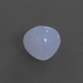 2.25 ct Blue Chalcedony Stone, Natural Chalcedony in Trillion Cabochon Shape for Sale