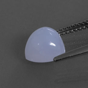 Chalcedony Gemstone in 8 x 8 mm (calibrated) Size for Sale, Chalcedony Stone in Lavender Blue Color