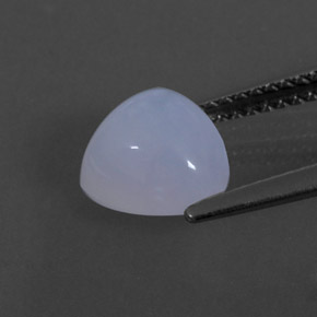 Chalcedony Gemstone in 8 x 8 mm (calibrated) Size for Sale, Chalcedony Stone in Lavender Blue Color