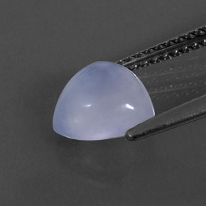 Chalcedony Gemstone in 8 x 8 mm (calibrated) Size for Sale, Chalcedony Stone in Lavender Blue Color