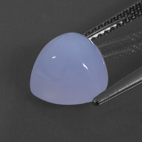 Chalcedony Gemstone in 9 x 9 mm (calibrated) Size for Sale, Chalcedony Stone in Lavender Blue Color