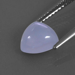 Chalcedony Gemstone in 8 x 8 mm (calibrated) Size for Sale, Chalcedony Stone in Lavender Blue Color