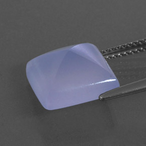 Chalcedony Gemstone in 11 x 11 mm (calibrated) Size for Sale, Chalcedony Stone in Lavender Blue Color