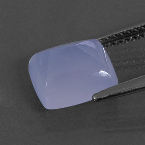 Chalcedony Gemstone in 9.3 x 8.3 mm Size for Sale, Chalcedony Stone in Lavender Blue Color