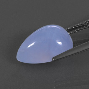 Chalcedony Gemstone in 13 x 9 mm (calibrated) Size for Sale, Chalcedony Stone in Lavender Blue Color