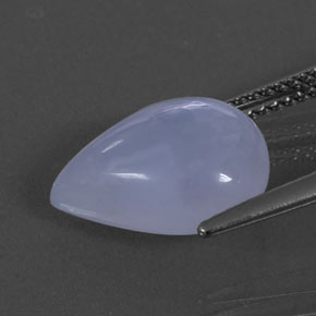 Chalcedony Gemstone in 13.2 x 9.9 mm Size for Sale, Chalcedony Stone in Lavender Blue Color