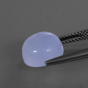 Chalcedony Gemstone in 10 mm (calibrated) Size for Sale, Chalcedony Stone in Lavender Blue Color