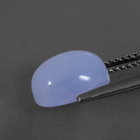 Chalcedony Gemstone in 10 x 8 mm (calibrated) Size for Sale, Chalcedony Stone in Lavender Blue Color