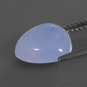 Chalcedony Gemstone in 10 x 10 mm (calibrated) Size for Sale, Chalcedony Stone in Lavender Blue Color