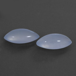 5.40 ct Blue Chalcedony Stone, Natural Chalcedony in Marquise Cabochon Shape for Sale