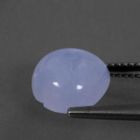 Chalcedony Gemstone in 10 x 10 mm (calibrated) Size for Sale, Chalcedony Stone in Purplish Blue Color
