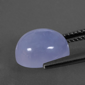 Chalcedony Gemstone in 11 x 9 mm (calibrated) Size for Sale, Chalcedony Stone in Lavender Blue Color