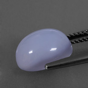 Chalcedony Gemstone in 11 x 9 mm (calibrated) Size for Sale, Chalcedony Stone in Lavender Blue Color