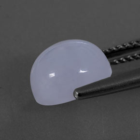 Chalcedony Gemstone in 9.3 x 8.2 mm Size for Sale, Chalcedony Stone in Lavender Blue Color