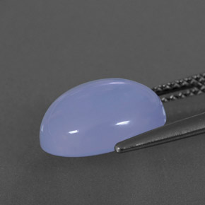 Chalcedony Gemstone in 12 x 10 mm (calibrated) Size for Sale, Chalcedony Stone in Lavender Blue Color