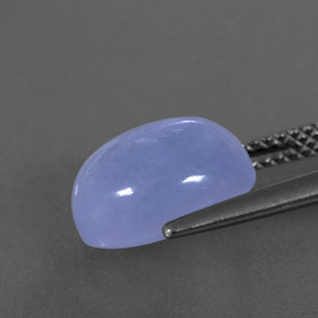 Chalcedony Gemstone in 11 x 9 mm (calibrated) Size for Sale, Chalcedony Stone in Lavender Blue Color