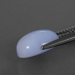 Chalcedony Gemstone in 11 x 9 mm (calibrated) Size for Sale, Chalcedony Stone in Lavender Blue Color