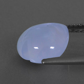 Chalcedony Gemstone in 10 x 10 mm (calibrated) Size for Sale, Chalcedony Stone in Lavender Blue Color