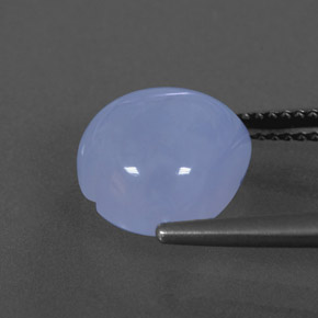 Chalcedony Gemstone in 11 x 11 mm (calibrated) Size for Sale, Chalcedony Stone in Lavender Blue Color