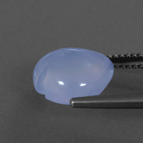 Chalcedony Gemstone in 11 x 11 mm (calibrated) Size for Sale, Chalcedony Stone in Purplish Blue Color