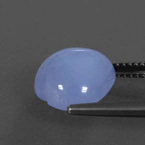 Chalcedony Gemstone in 11 x 11 mm (calibrated) Size for Sale, Chalcedony Stone in Lavender Blue Color