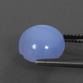 Chalcedony Gemstone in 11 x 11 mm (calibrated) Size for Sale, Chalcedony Stone in Lavender Blue Color