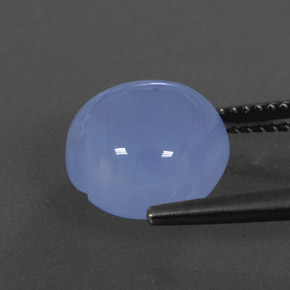Chalcedony Gemstone in 11 x 11 mm (calibrated) Size for Sale, Chalcedony Stone in Lavender Blue Color