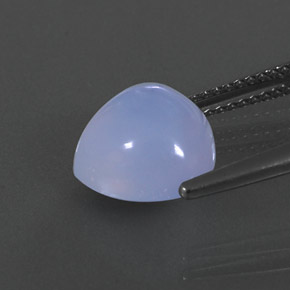 Chalcedony Gemstone in 10 x 10 mm (calibrated) Size for Sale, Chalcedony Stone in Lavender Blue Color