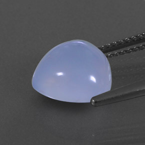 Chalcedony Gemstone in 10 x 10 mm (calibrated) Size for Sale, Chalcedony Stone in Lavender Blue Color
