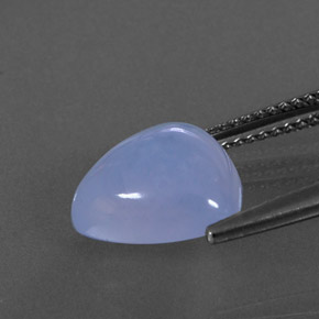 Chalcedony Gemstone in 11 x 11 mm (calibrated) Size for Sale, Chalcedony Stone in Lavender Blue Color