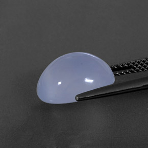 Chalcedony Gemstone in 12 x 10 mm (calibrated) Size for Sale, Chalcedony Stone in Lavender Blue Color