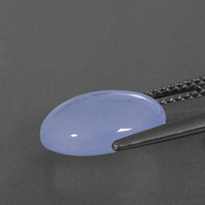 Chalcedony Gemstone in 12 x 10 mm (calibrated) Size for Sale, Chalcedony Stone in Lavender Blue Color
